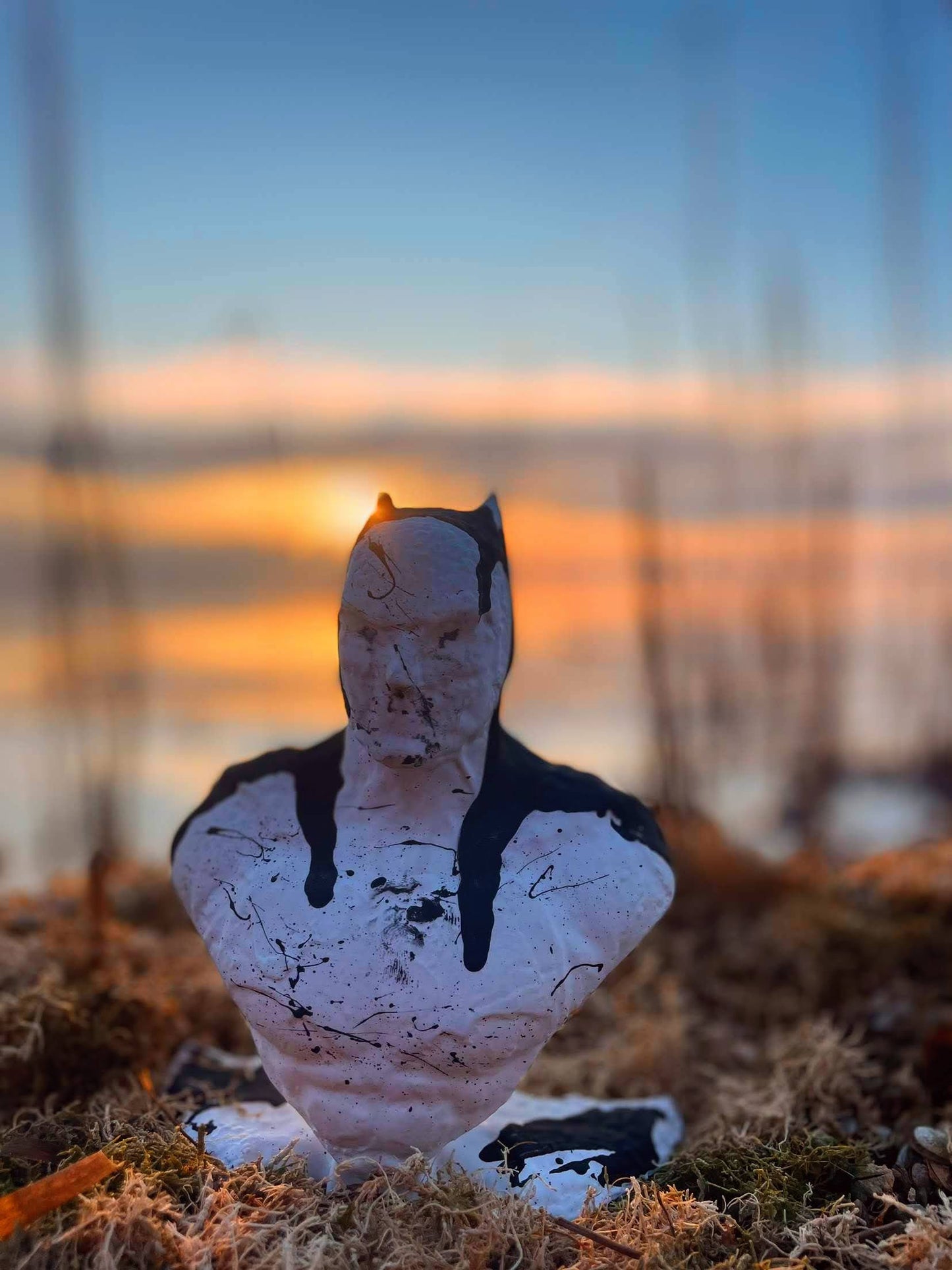 Batman-Skulptur